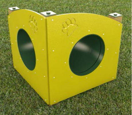 Puppy Paradise Recycled Plastic Dog Park Play Equipment