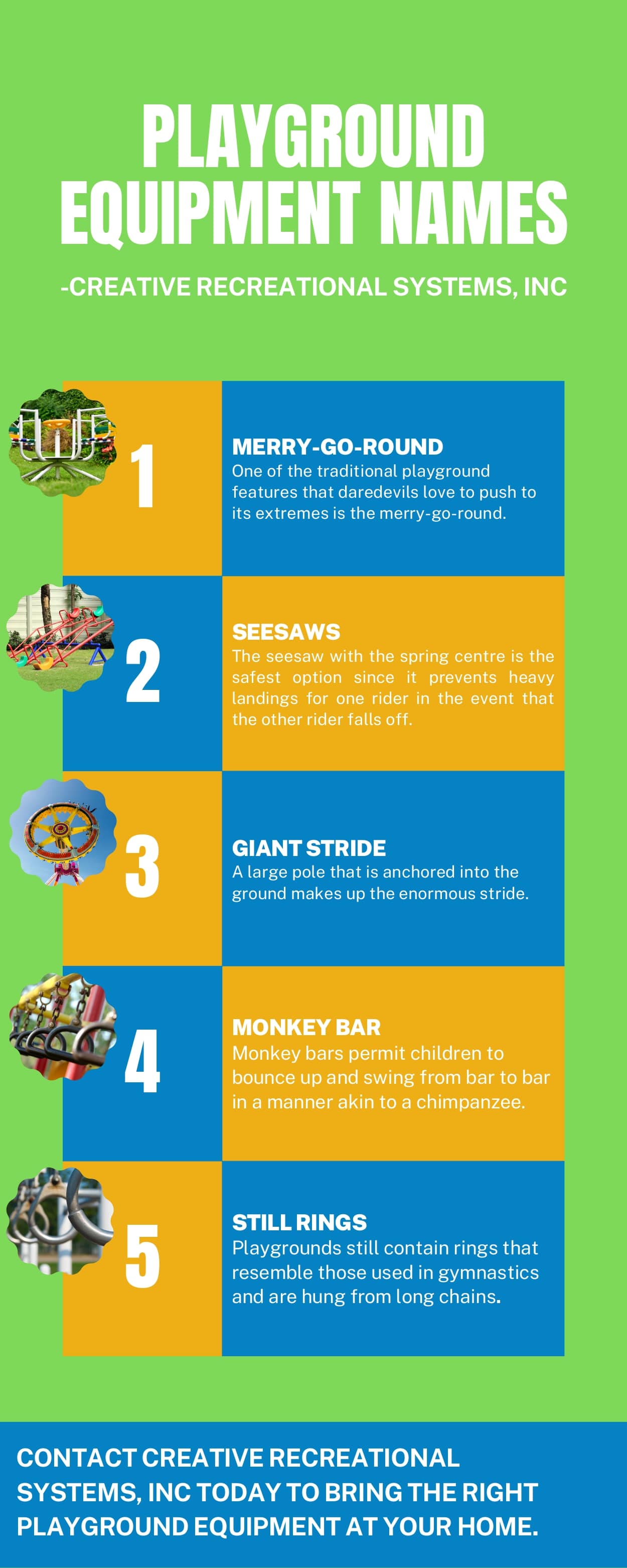 Top Playground Equipment Names And Terms To Raise Your Knowledge