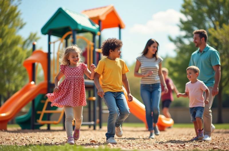 Playgrounds A Gateway to Mental Well-being and Stress Relief for Families